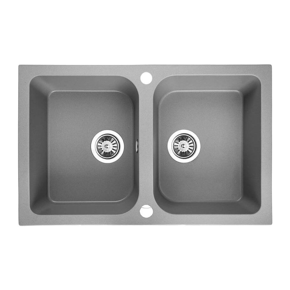 Laveo Celia 760 Granite Composite Kitchen Sink 2 Bowl - Grey