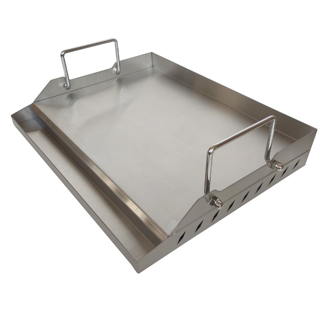 Lifespace 45cm Stainless Steel BBQ Flat Top Griddle
