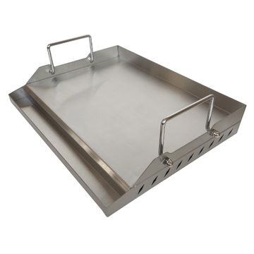 Lifespace 45cm Stainless Steel BBQ Flat Top Griddle