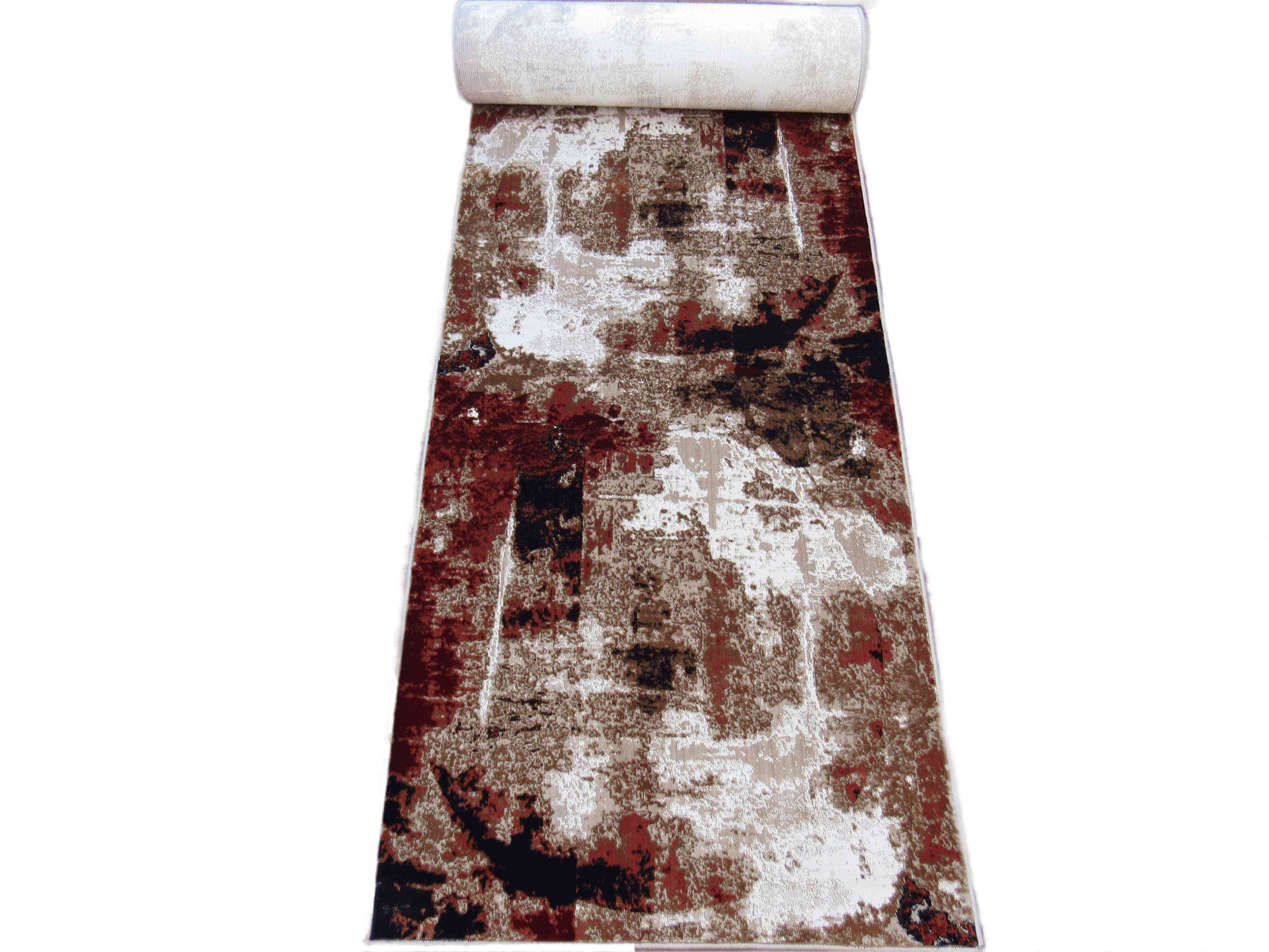 BK Carpets & Rugs - Persian Inspired Style Indoor Runner - 80cm x 5m - Red - Blue  - Beige