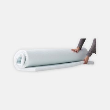 Gel Infused Memory Foam Topper Three Quarter