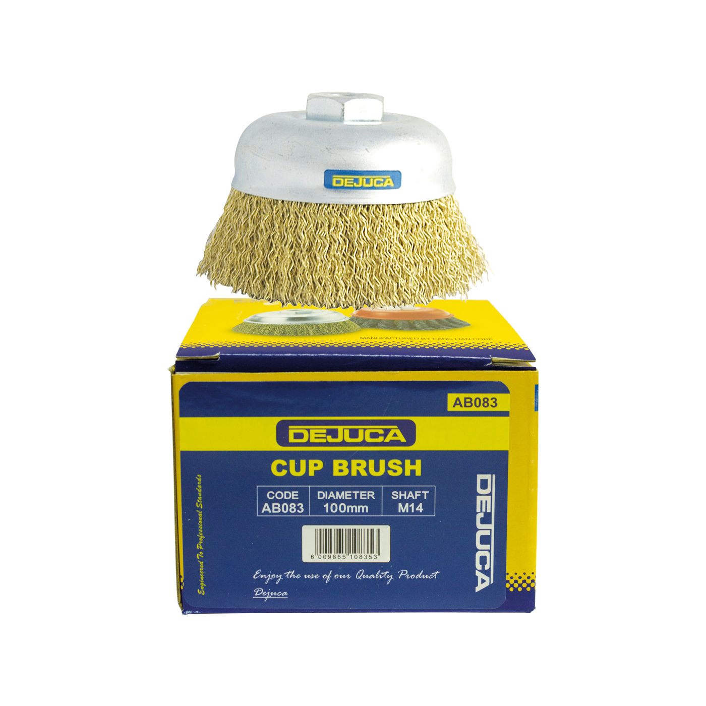 Dejuca - Wire Cup - Brush - 100mm - M14 - Thread - 6 Pack