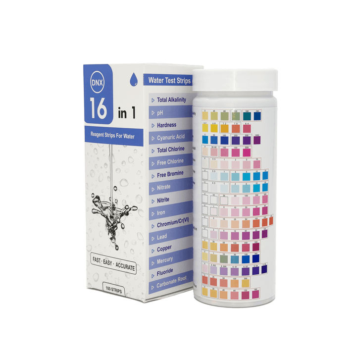 DNX - 16 in 1 Full Panel Strips for Water Quality Testing