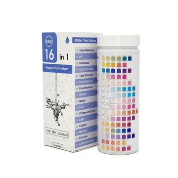DNX - 16 in 1 Full Panel Strips for Water Quality Testing