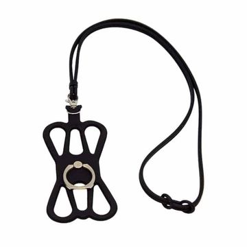 Killer Deals Universal Cell Phone Webbed Silicone Holder Including Lanyard and Ring Stand