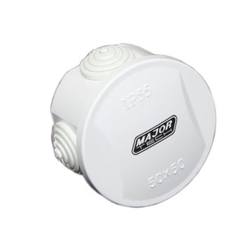 50mm x 50mm IP55 Junction Boxes with Rubber Gland Pack of 5 (VJ55R) - VETi