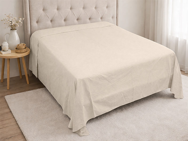 Hotel Collection - Flat Sheet - White Pepper - Super King (01 Piece Pack)