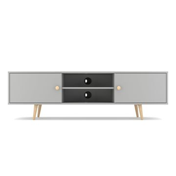 BAM! Impression TV Stand - Dunblane Grey