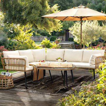 St Lucia Corner Patio Set