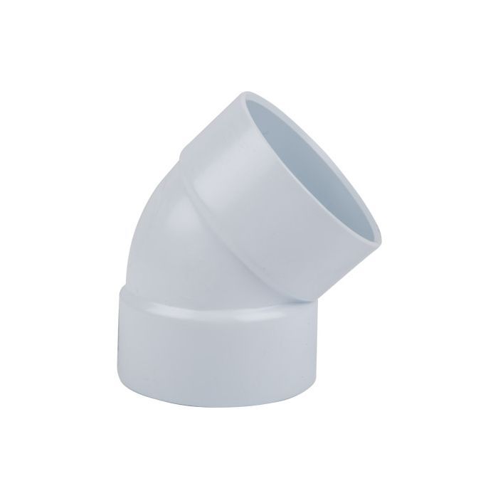 Waste Bend 45Deg Sv Pl 50mm Sabs - 35 Pack