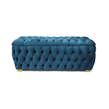 Ava Large Storage Boxes - Double-Blue