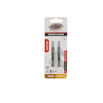Jigsaw Blades, Wood & Plastic, Reversed, Ruwag, RJ-T101BR, 2 Pieces (3 pack) BY WOODLY
