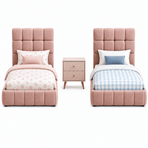 Cloud Kids single Upholstered Bed
