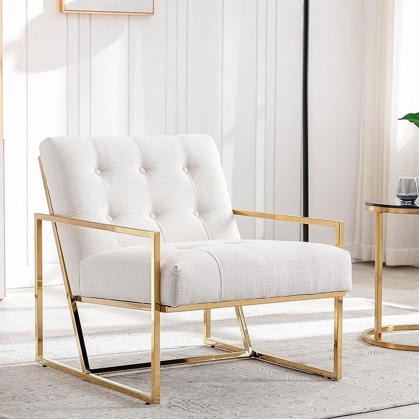 Tate Plush Occasional Chair - Beige