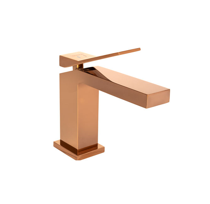 Milan Basin Mixer Brass - Rose Gold