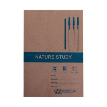 Nature Study Book - Feint & Margin - White Pages - A4 - 72 Pages - 20 Pack