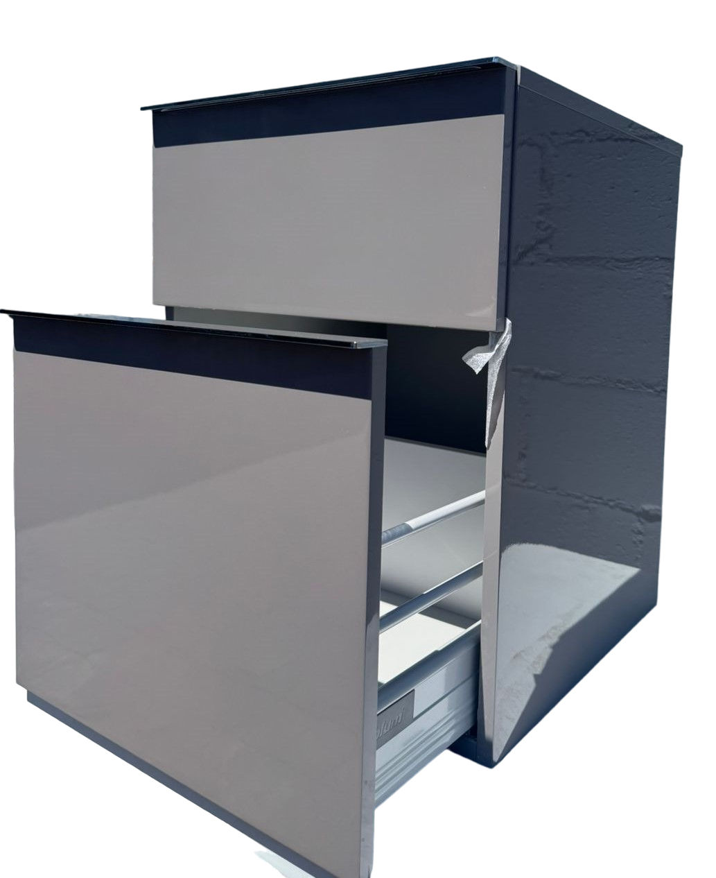 Keramag Side Cabinets- Platinum High Gloss