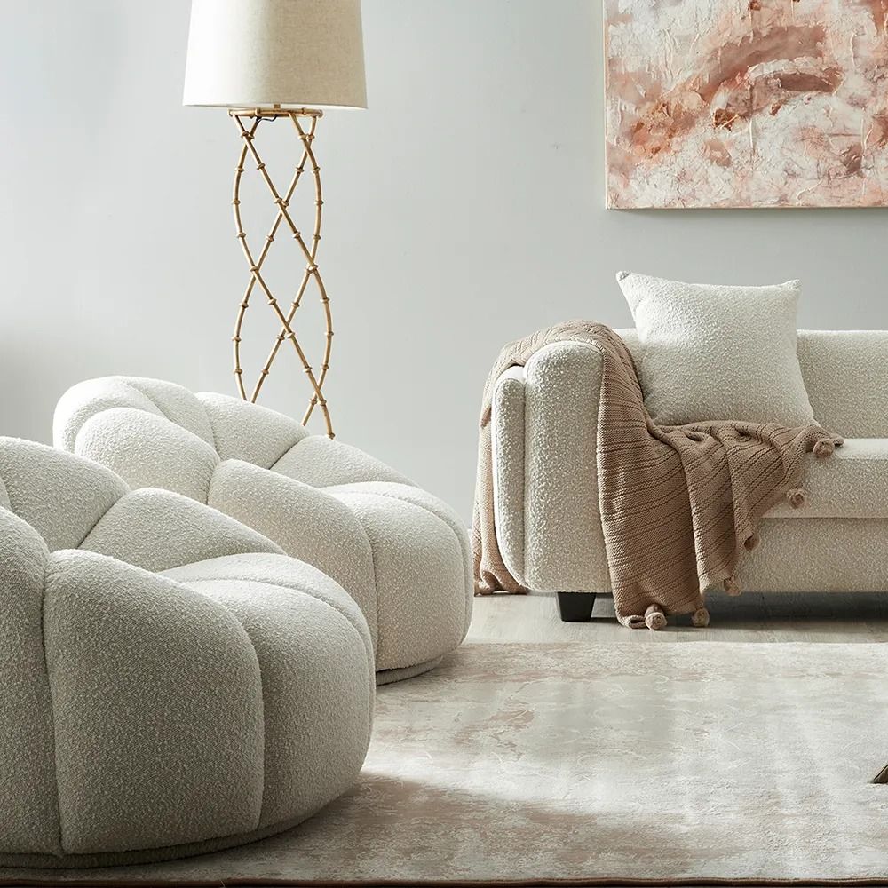 Keamontana Boucle Arm Chair