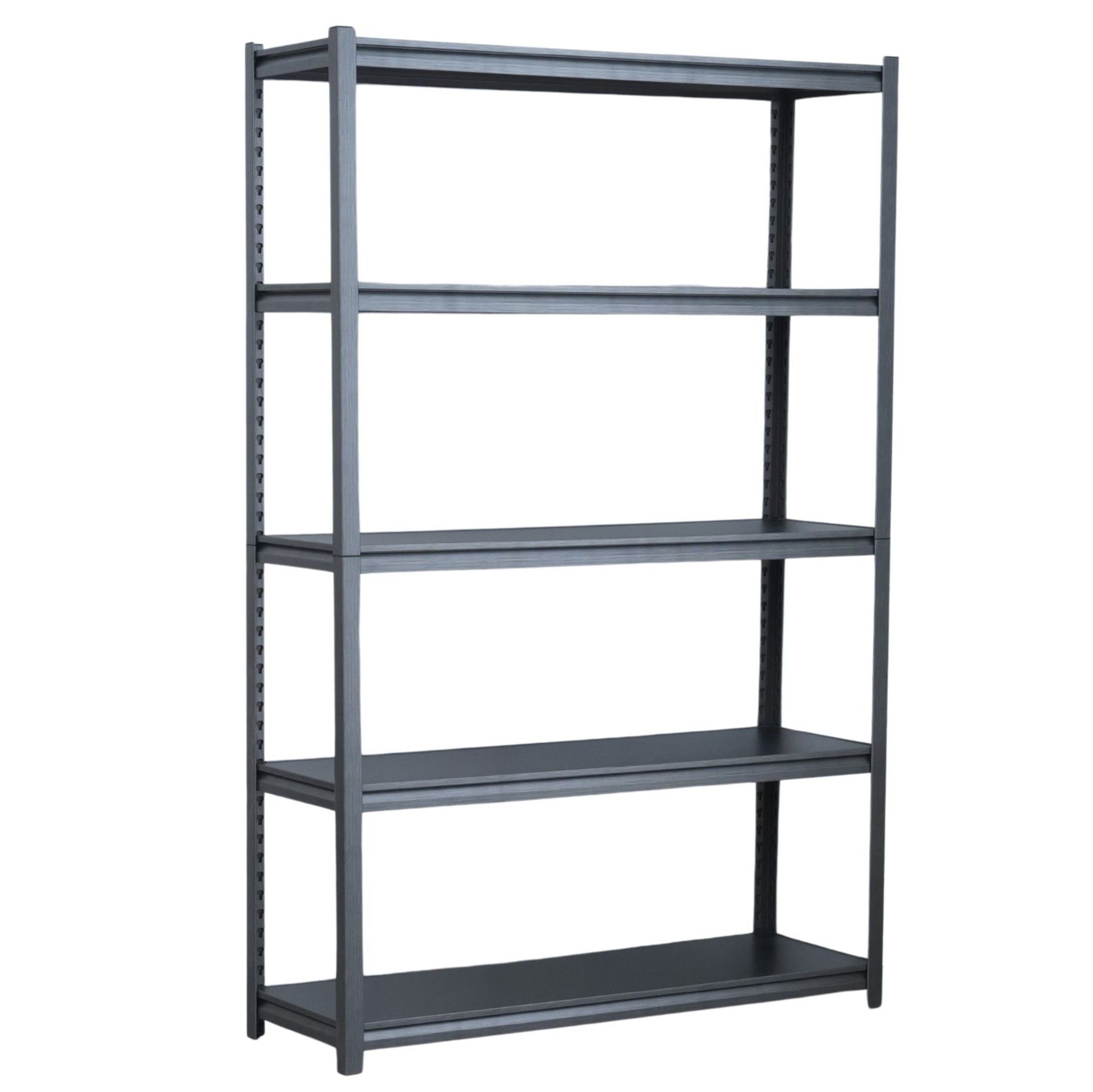 Gorilla Shelving Unit – 120 x 30 x 180 cm – Charcoal / Black