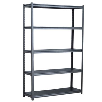 Gorilla Shelving Unit – 120 x 30 x 180 cm – Charcoal / Black