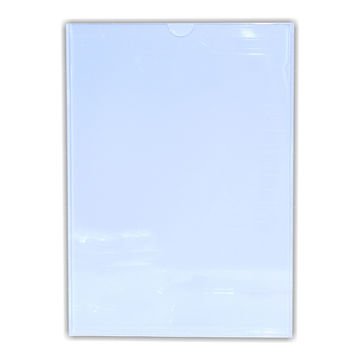 Perspex Pocket (Clear/White Backing A2)
