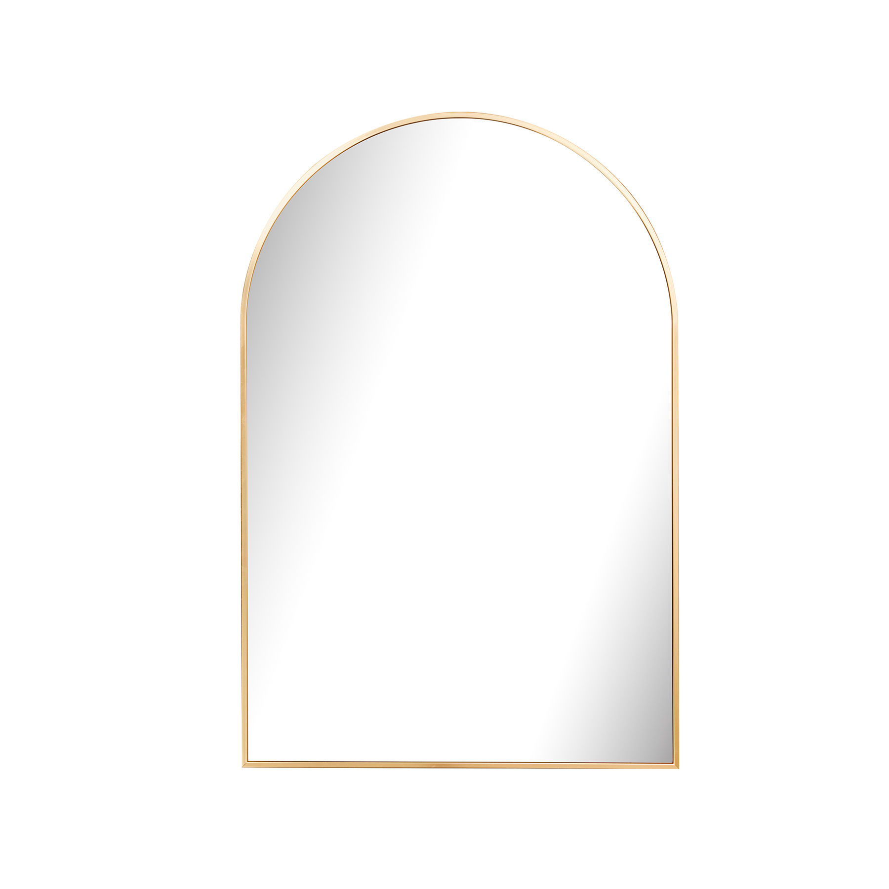 Paramount Mirrors & Prints - Aluminium Rounded Crescent 760 - Gold