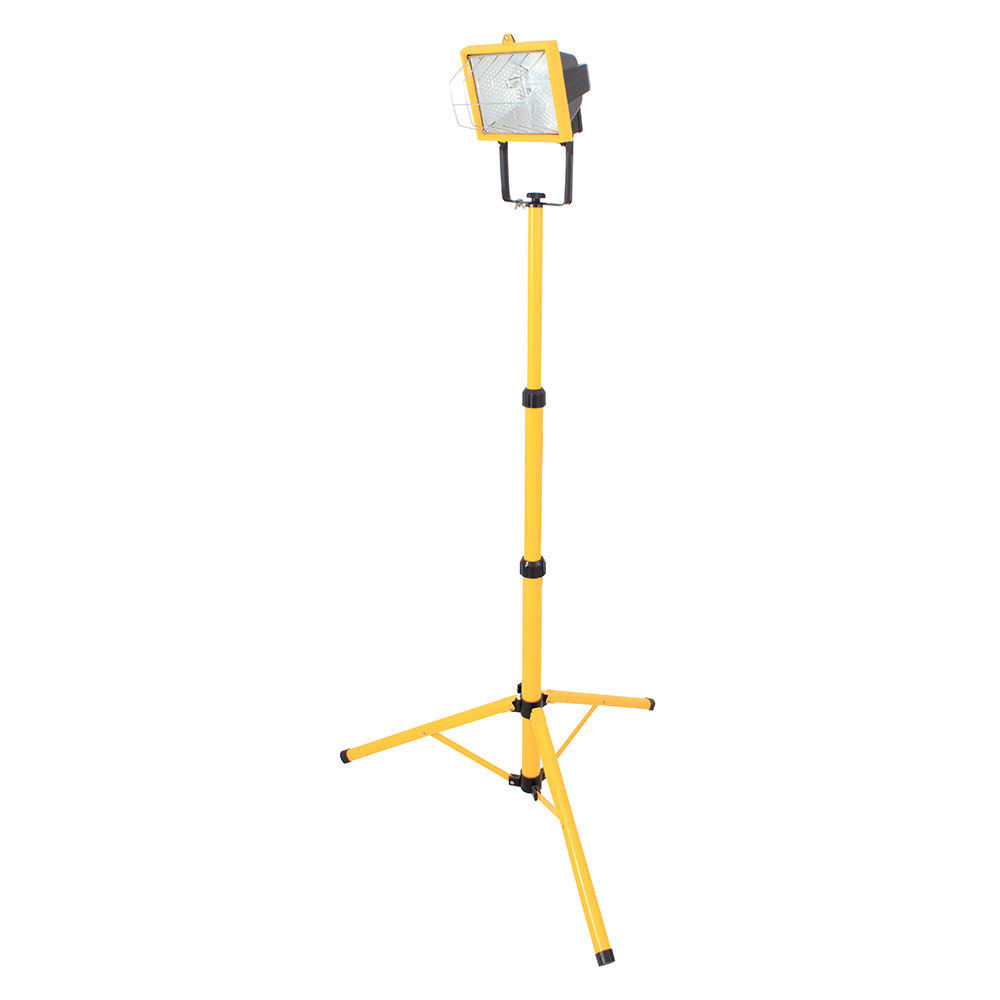 Eurolux - Halogen - Portable - 500w - Worklight - Yellow & Black