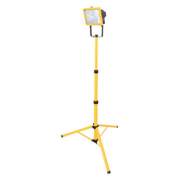 Eurolux - Halogen - Portable - 500w - Worklight - Yellow & Black