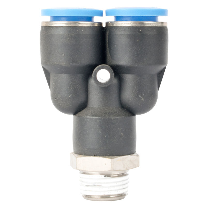 AirCraft - Pu Hose Fitting Y Joint 12mm-3/8 M - 2 Pack