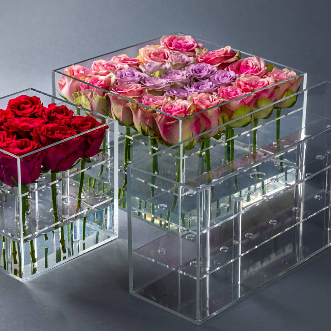Acrylic Rose Box - Large