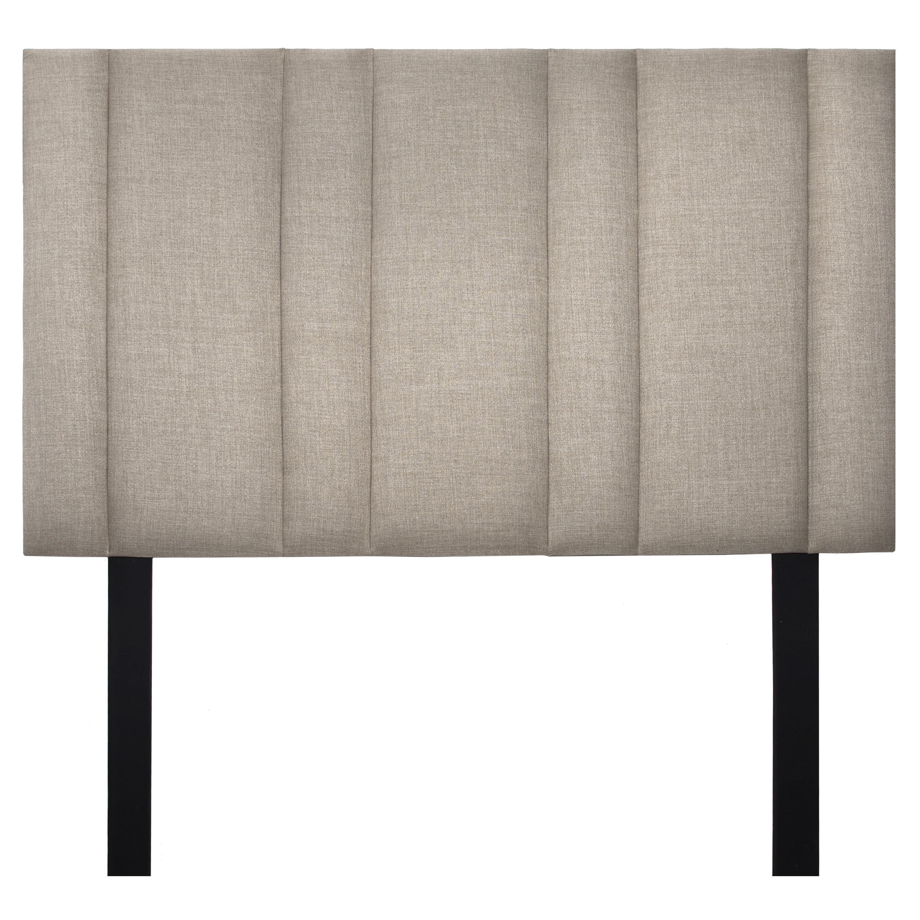 Mia Headboard - Beige Fabric - Queen