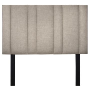 Mia Headboard - Beige Fabric - Queen
