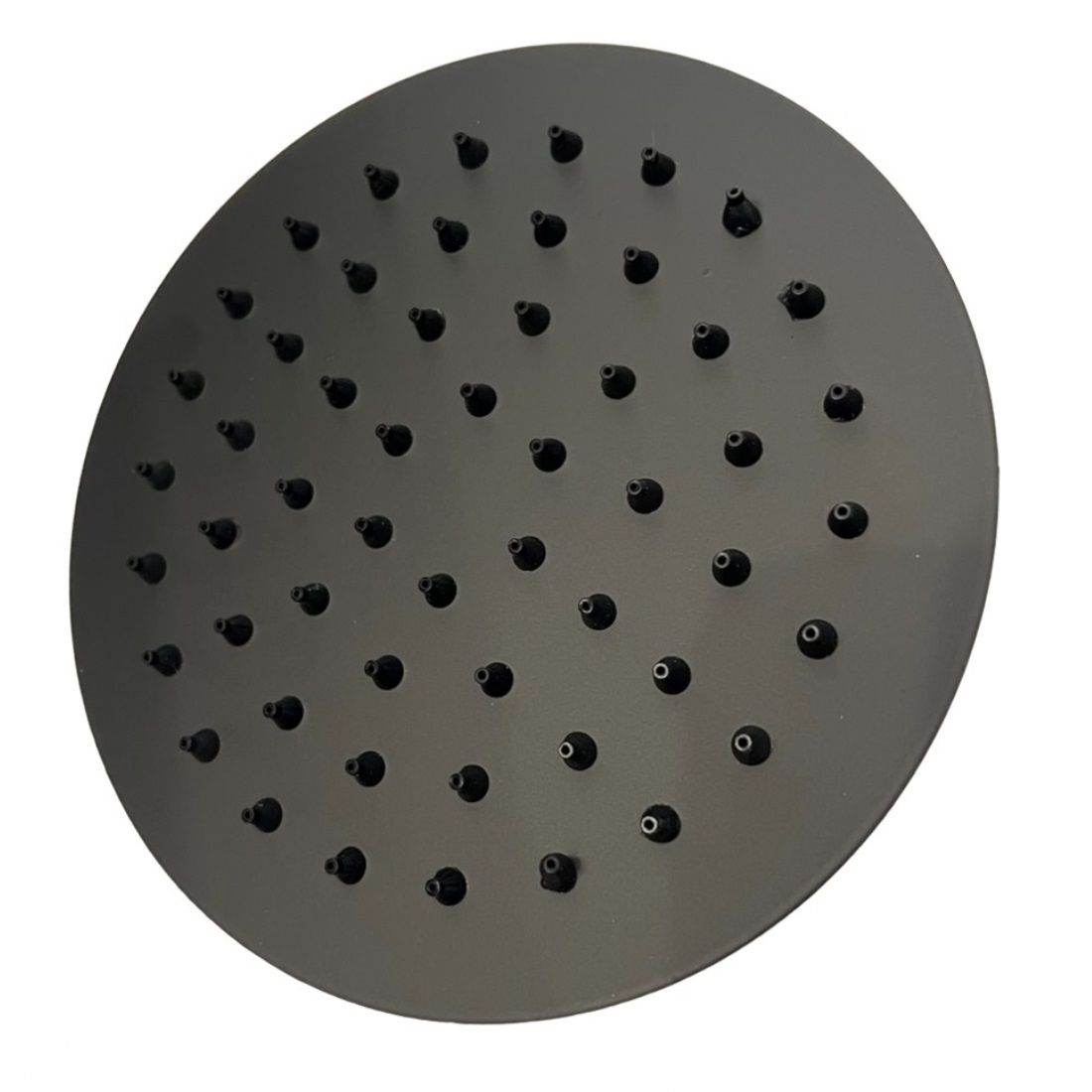 SHOWER HEAD ROUND - 15CM MATT BLACK