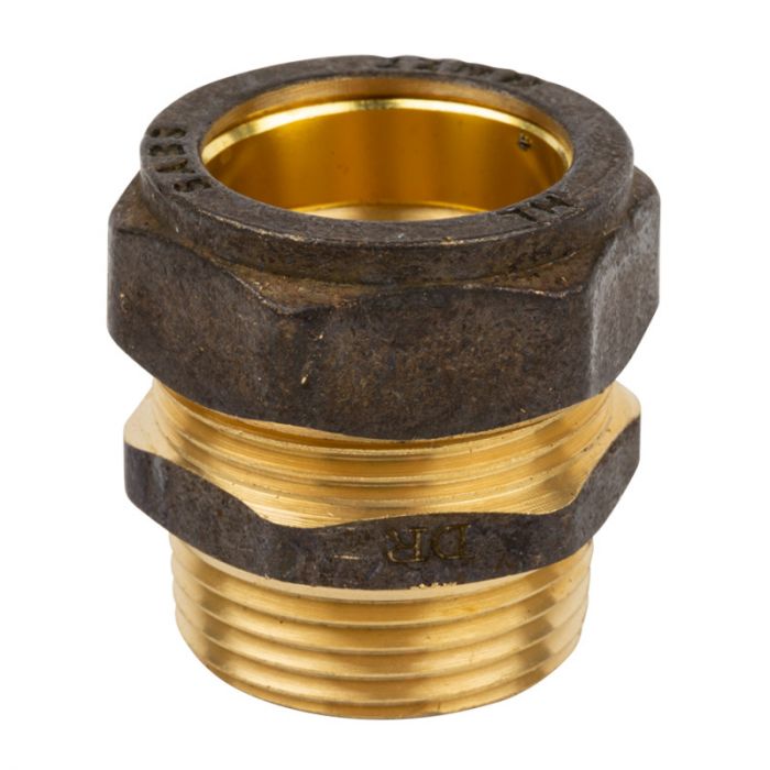 Compression Brass Coupler C x MI 15mmx1/2