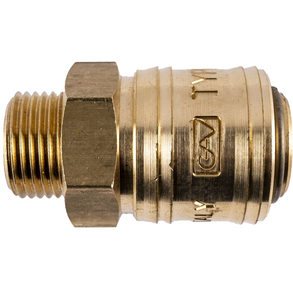 Brass Male Quick Coupler 3/8