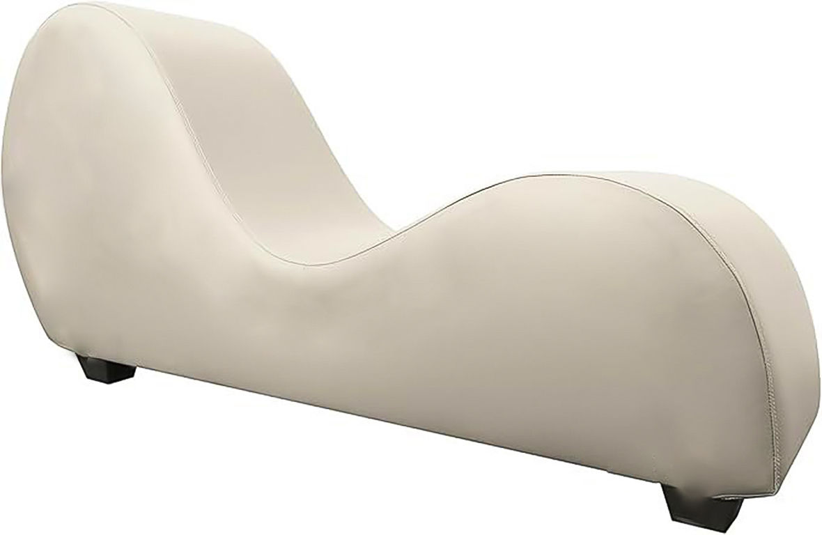 Hathor True Leather Yoga Relax Couch and Love Lounge Chair - Cream