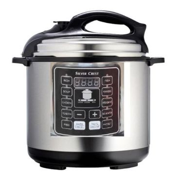 silver Stainless steel Electric Pressure Cooker