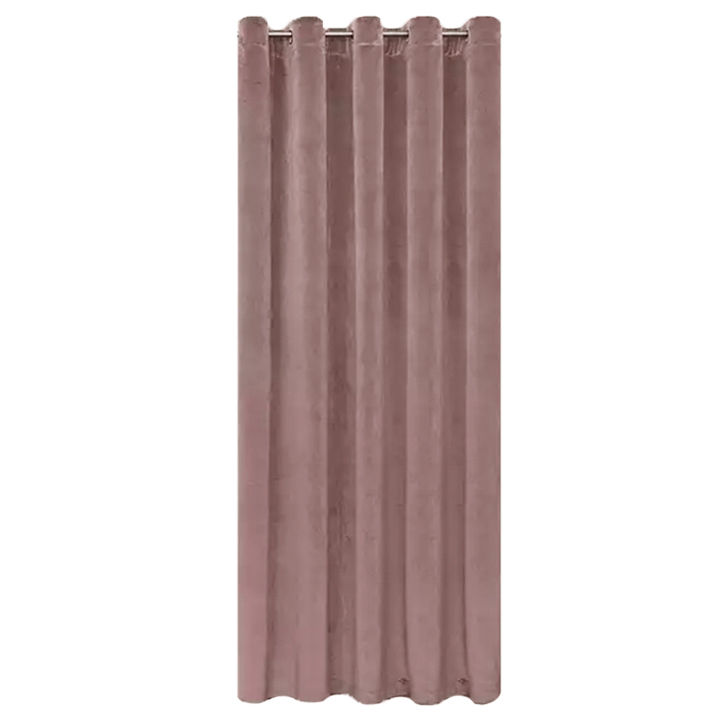 Matoc Readymade Curtain -Velvet -Mink -Eyelet -Lined -285cm W x 221cm H