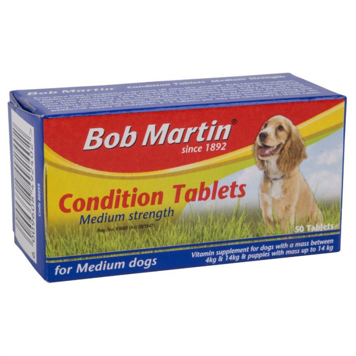 Bob Martin - Conditioning Tablets - Medium Dogs - 50's