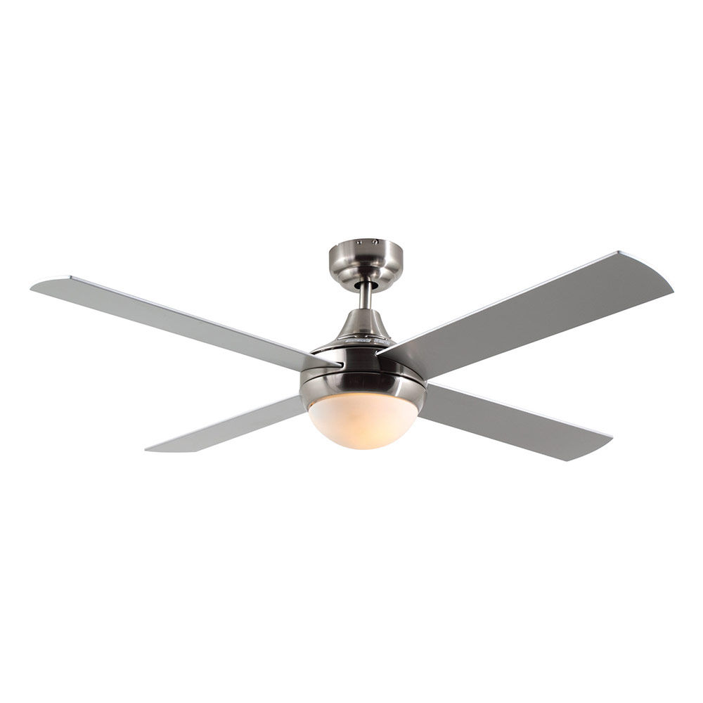 Eurolux Twister Ceiling Fan 4 Blades Silver