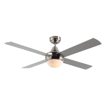 Eurolux Twister Ceiling Fan 4 Blades Silver