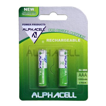 NiMh AAA 2pc 1000Mah