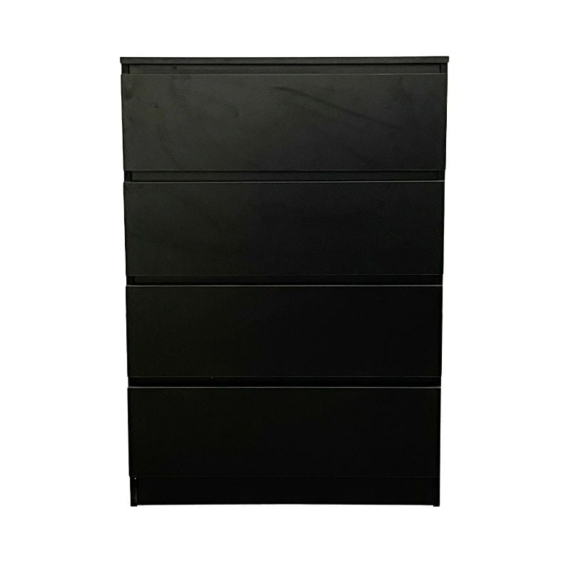 Bragg Corfu 4-Drawer Chest of Drawers, Black