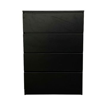 Bragg Corfu 4-Drawer Chest of Drawers, Black
