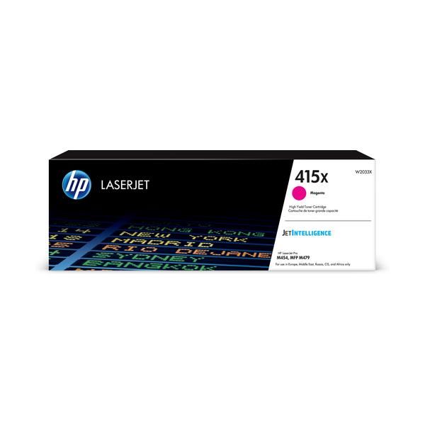 Hp # 415X Magenta Laserjet High Yield Toner Cartridge - Clj Pro M454 Clj Pro Mfp M479