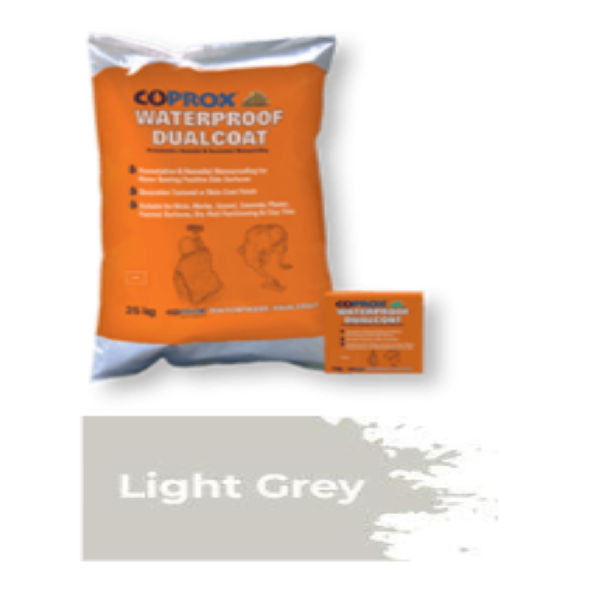 Coprox Waterproof Dualcoat Light Grey 25kg
