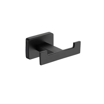 B/A ROBE HOOK - MATT BLACK - SQUARE