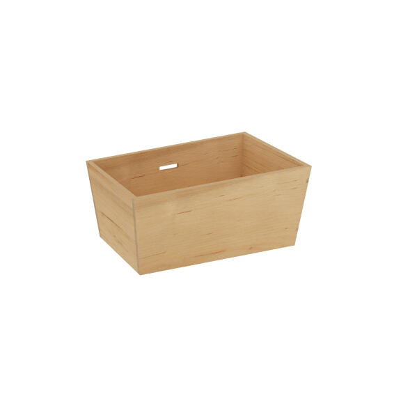 Kitchen Acacia Wood Box For Splashback Rail Or Drawer 45 X 20 X 6.7 Cm