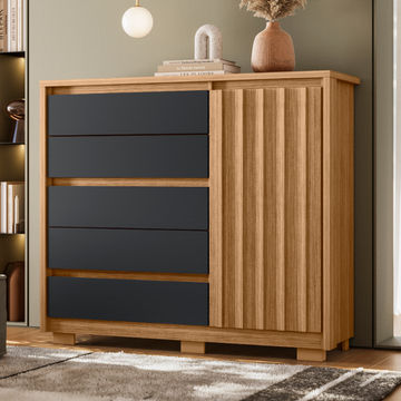 Duetto Shoe Cabinet titanium