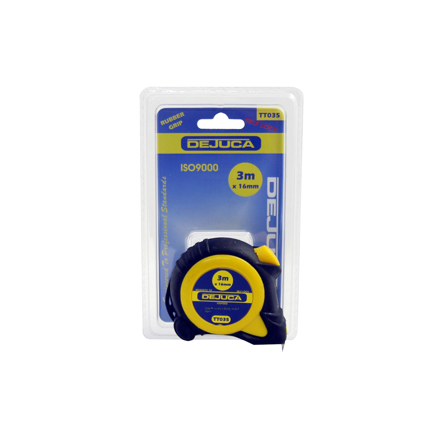 Dejuca - Tape Measure - Magnetic Tip - S/lock - 3m X 16mm - 4 Pack